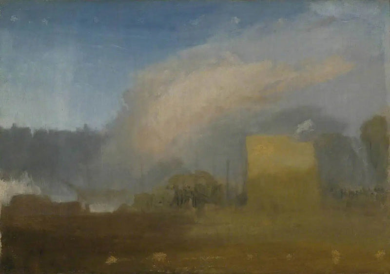Rouen: Den Venstre Bred, med Forsendelse Udover - J. M. W. Turner