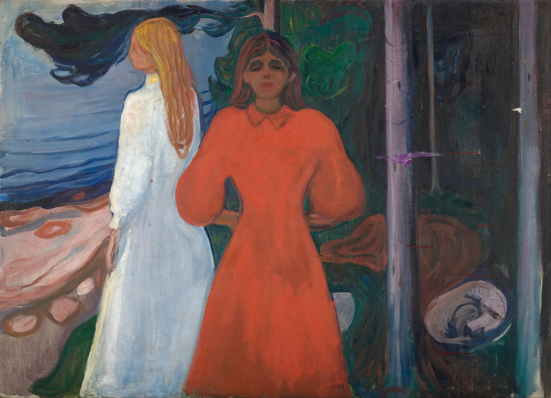 Rød og Hvid - Edvard Munch