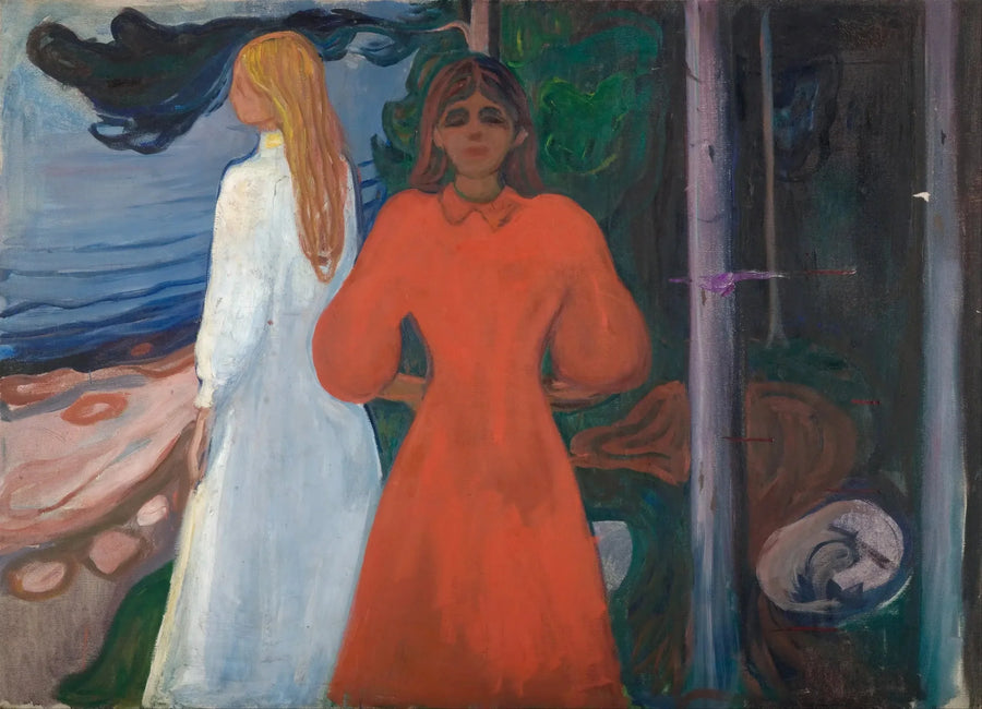 Rød og Hvid - Edvard Munch