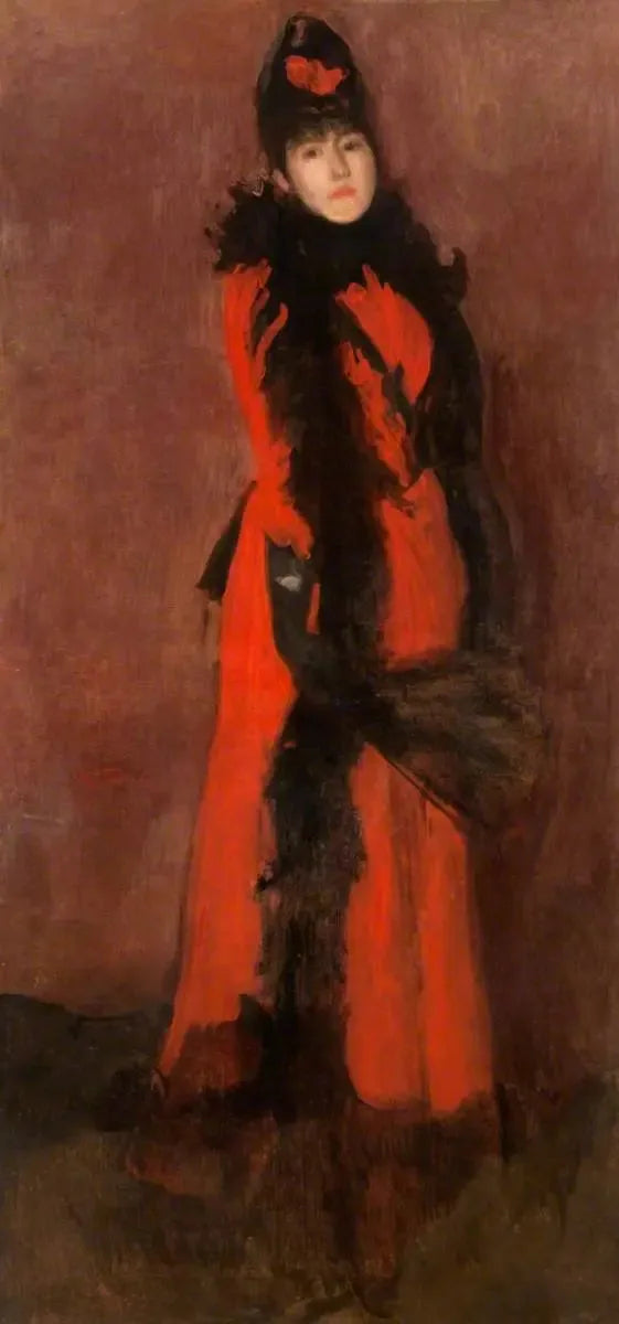Rød og Sort: Fanen - James Abbott McNeill Whistler