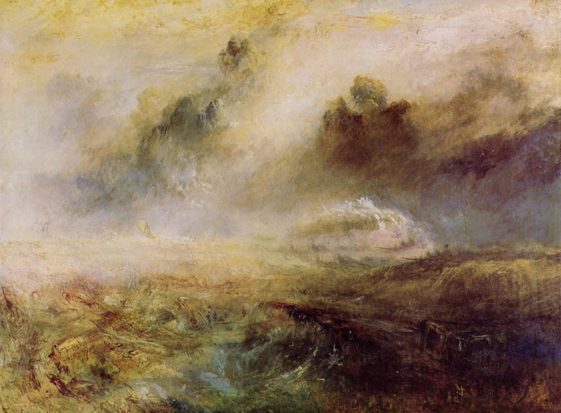 Grov Hav med Skibsvrag - J. M. W. Turner