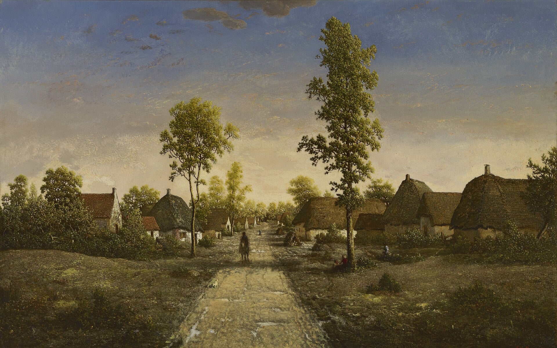 Le Village de Becquigny - Théodore Rousseau