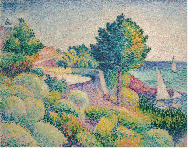 Rute fra Lavandou til Saint-Clair - Henri-Edmond Cross
