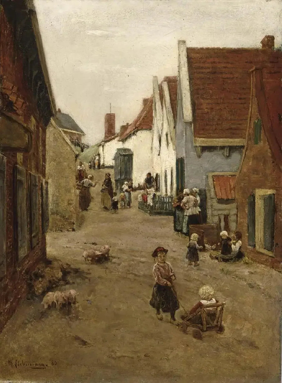 Route du village néerlandais / Zandvoort-gade - Max Liebermann
