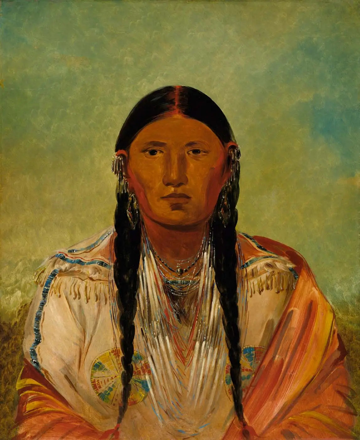 Ru-ton-wee-me Pigeon sur l’aile - George Catlin - Alpha Reproduction