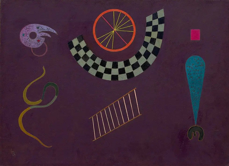 Bånd med firkanter - Vassily Kandinsky
