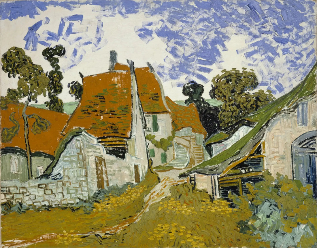 Gade i Auvers-sur-Oise - Vincent van Gogh