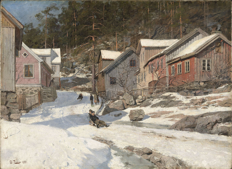 Kragergade - Frits Thaulow