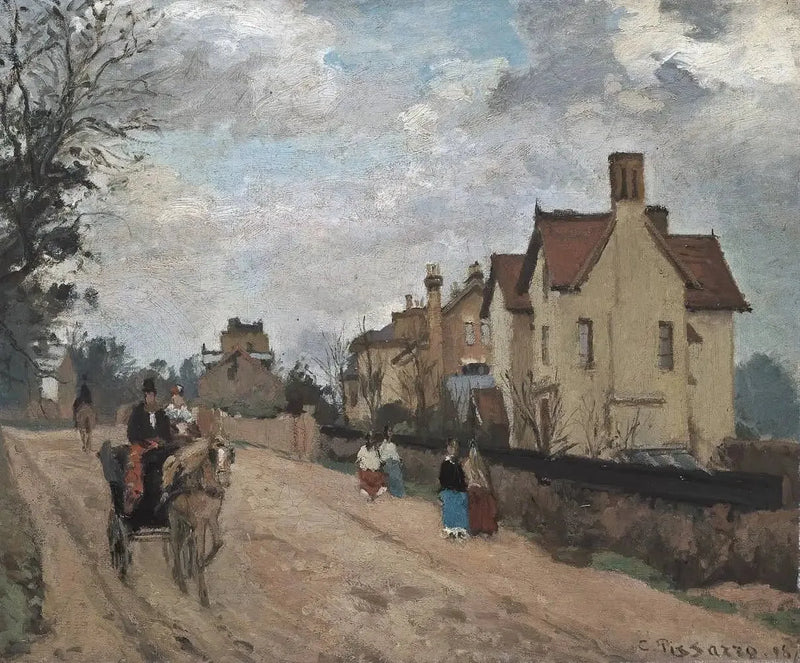 Gade i Upper Norwood - Camille Pissarro