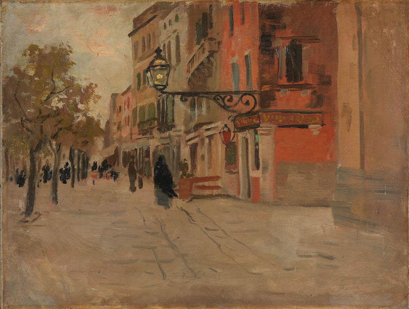 Gade i Venedig - Frits Thaulow