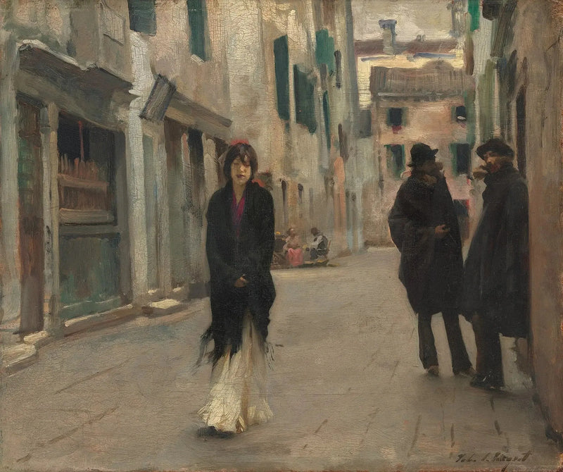 Gade i Venedig - John Singer Sargent