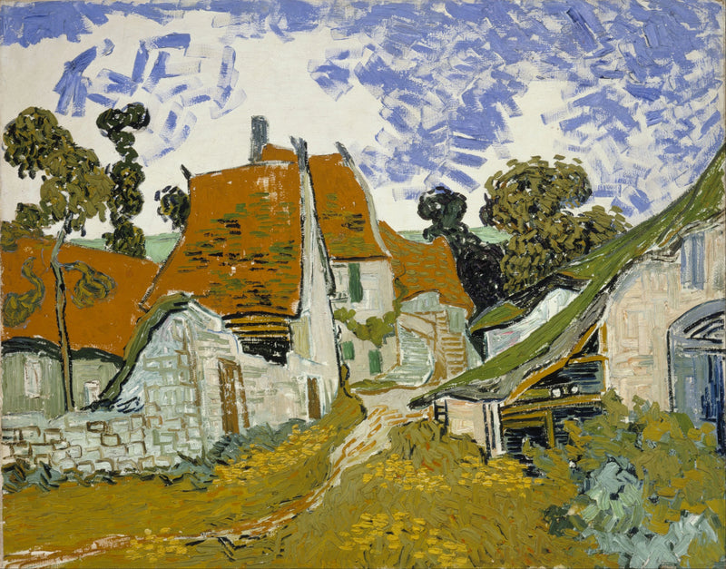 Gade i Auvers-sur-Oise - Vincent van Gogh