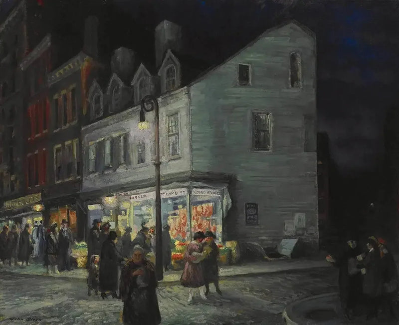 Bleecker Gade, lørdag aften - John Sloan