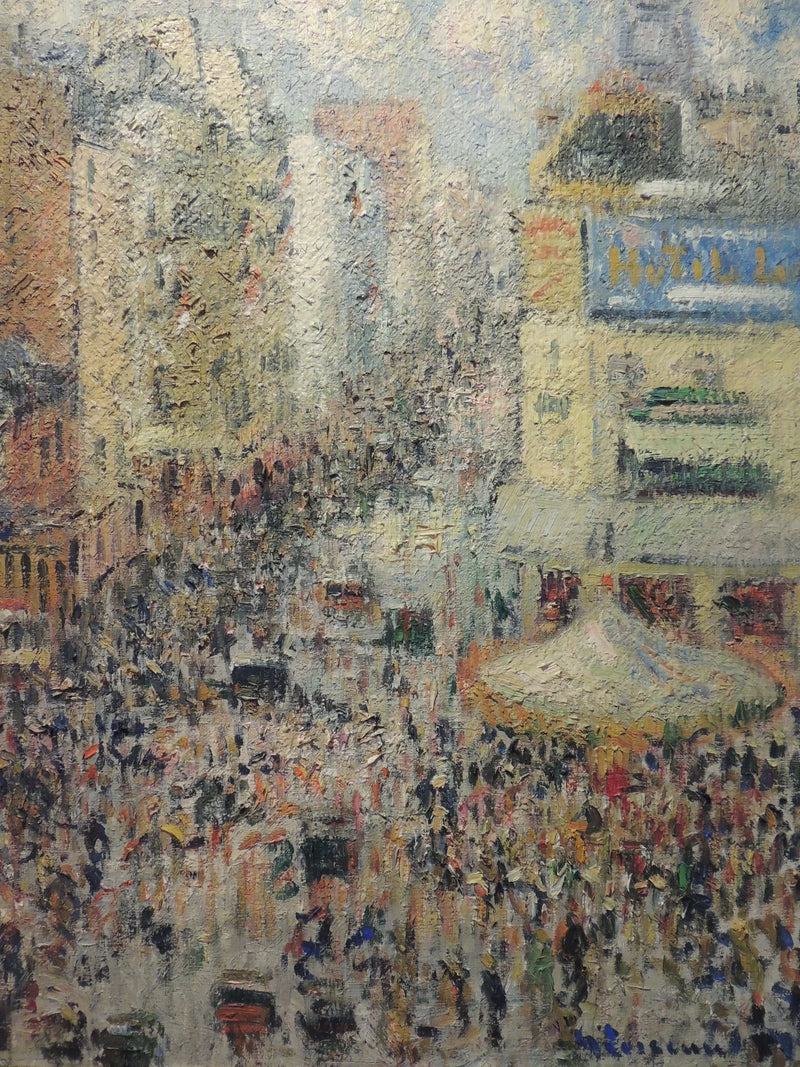 Rue Clignancourt i Paris, den 14. juli 1926 - Gustave Loiseau