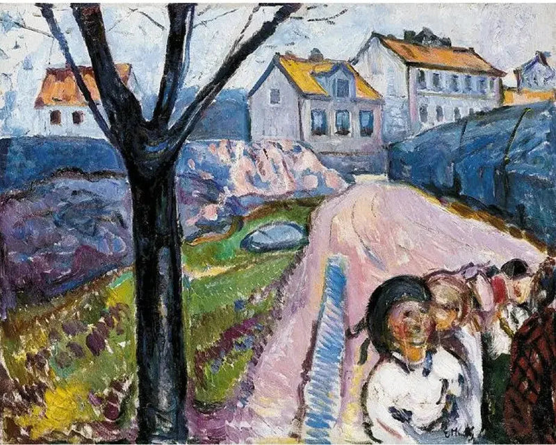 Kragerø Gade - Edvard Munch
