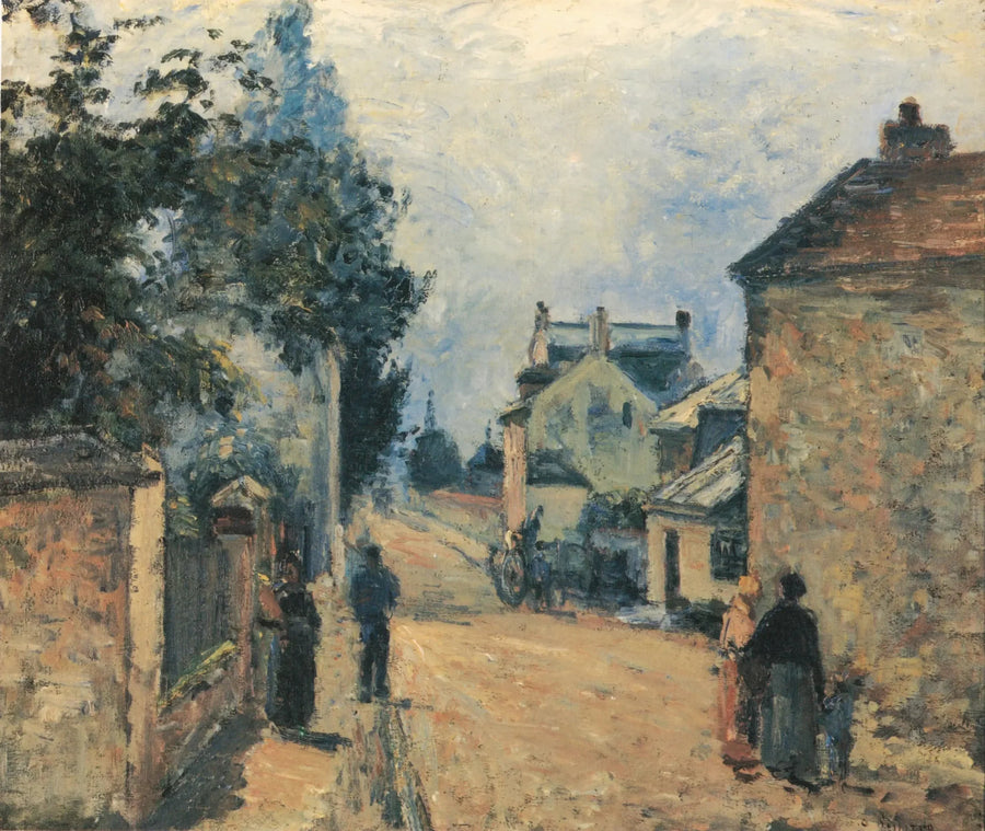 Rue de L'Hermitage, Pontoise - Camille Pissarro
