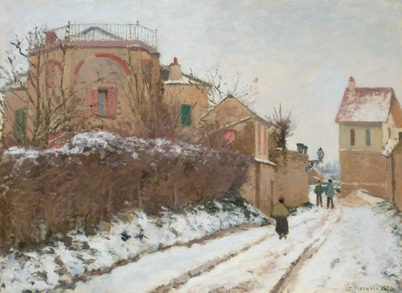 Rue de la Citadelle, Pontoise - Camille Pissarro
