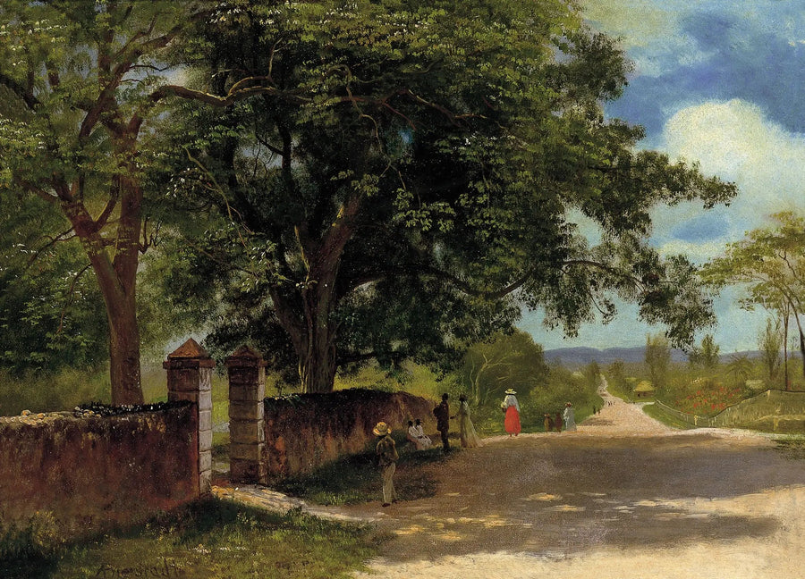 Nassau Gade - Albert Bierstadt