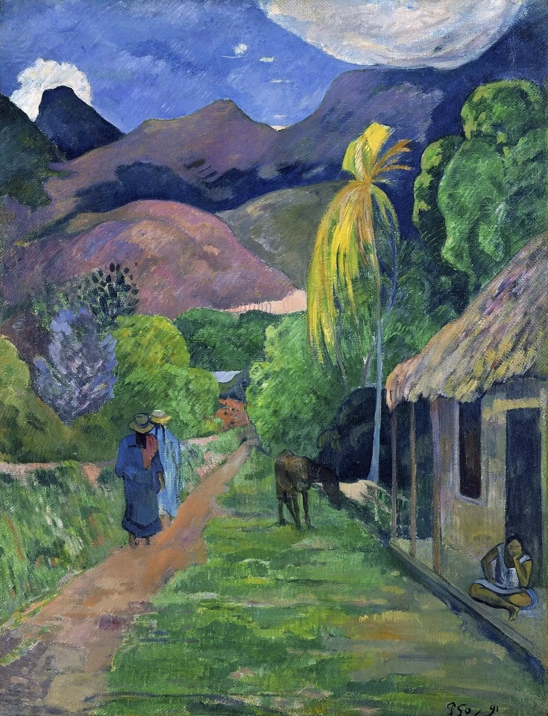 Tahiti-gade - Paul Gauguin
