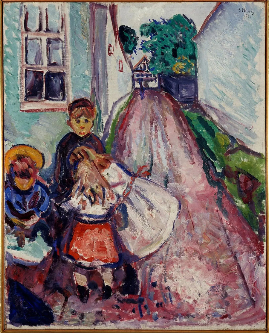 Warnemünde Gade - Edvard Munch