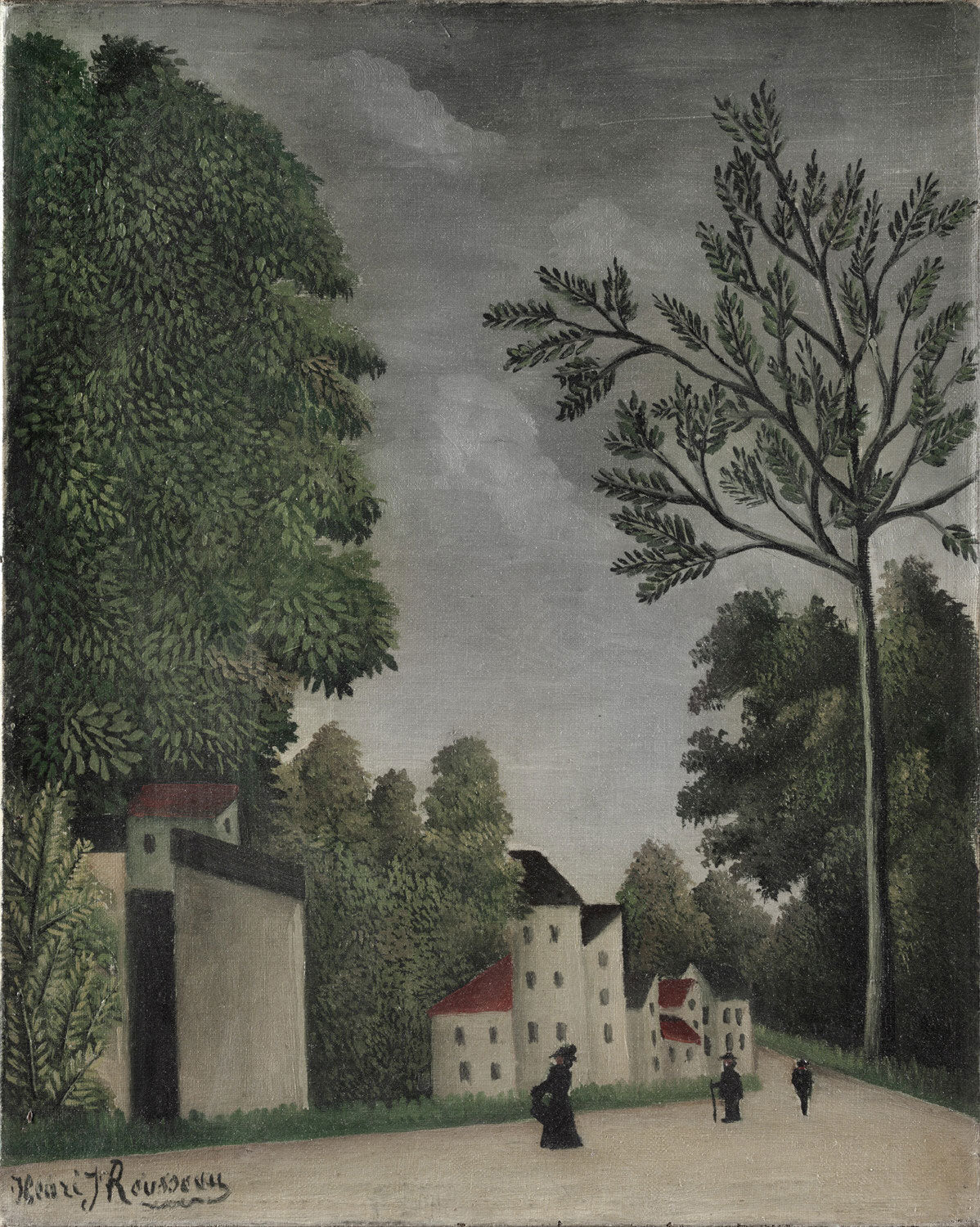 Villagegade - Henri Rousseau