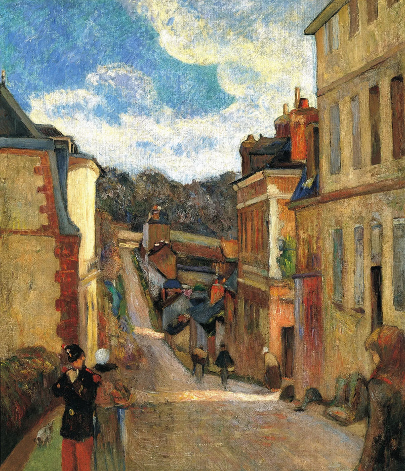 Rue Jouvenet i Rouen - Paul Gauguin