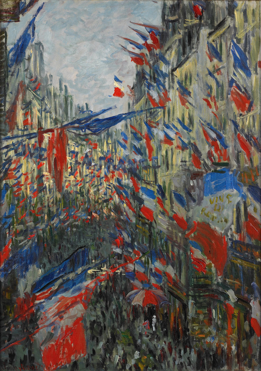 Rue Saint-Denis, fest den 30. juni 1878 W470 - Claude Monet