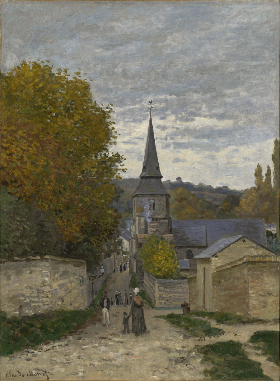 Gade i Sainte-Adresse W98 - Claude Monet