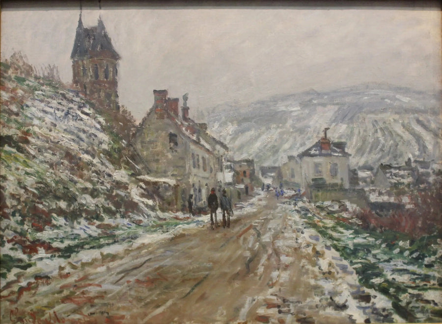 Landsbyvej, Vétheuil. - Claude Monet