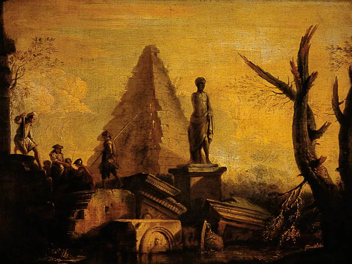 Ruines avec le tombeau de Cestius - Giovanni Paolo Panini - Alpha Reproduction