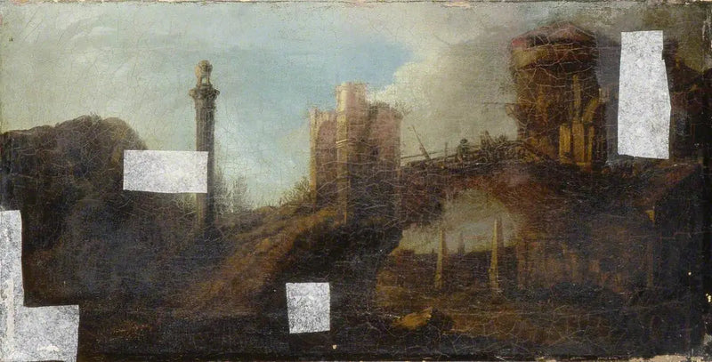 Klassiske ruiner - Canaletto