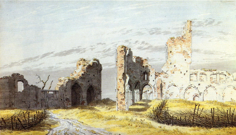 ruinerne af Eldena Kloster - Caspar David Friedrich