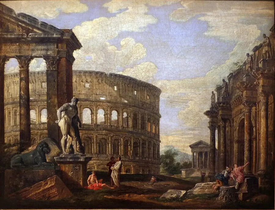 Ruiner af den antikke Rom - Giovanni Paolo Panini