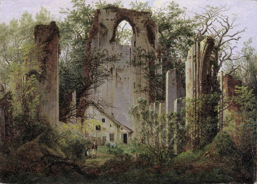 ruinerne af klosteret Eldena, nær Greifswald - Caspar David Friedrich