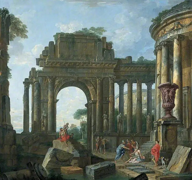 romerske ruiner - Giovanni Paolo Panini