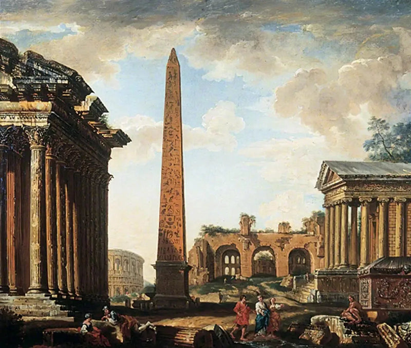 romerske ruiner - Giovanni Paolo Panini