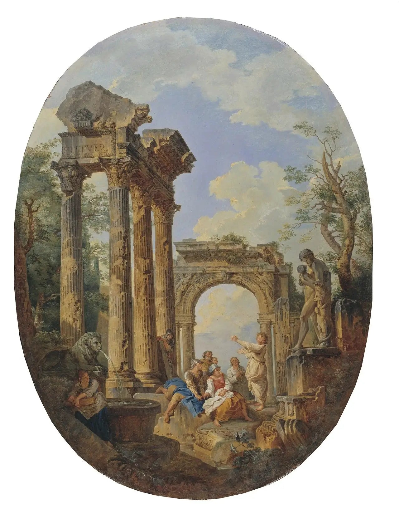 ruines romaines - Giovanni Paolo Panini - Alpha Reproduction