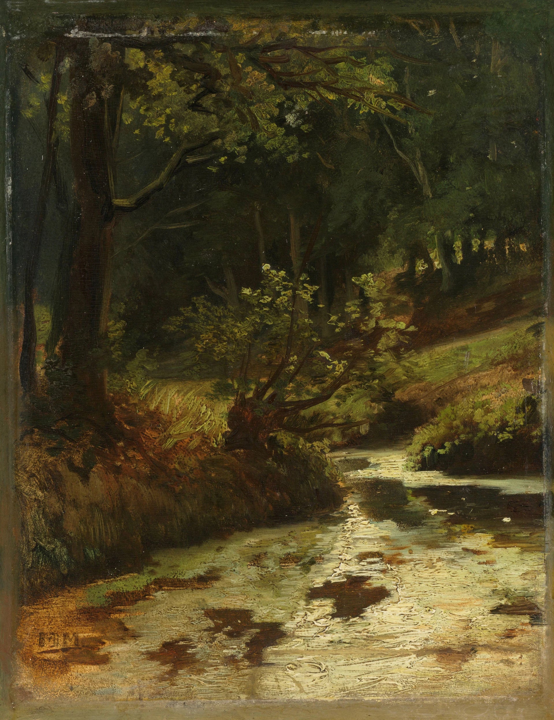 Ruisseau dans la forêt près d'Oosterbeek - Matthijs Maris