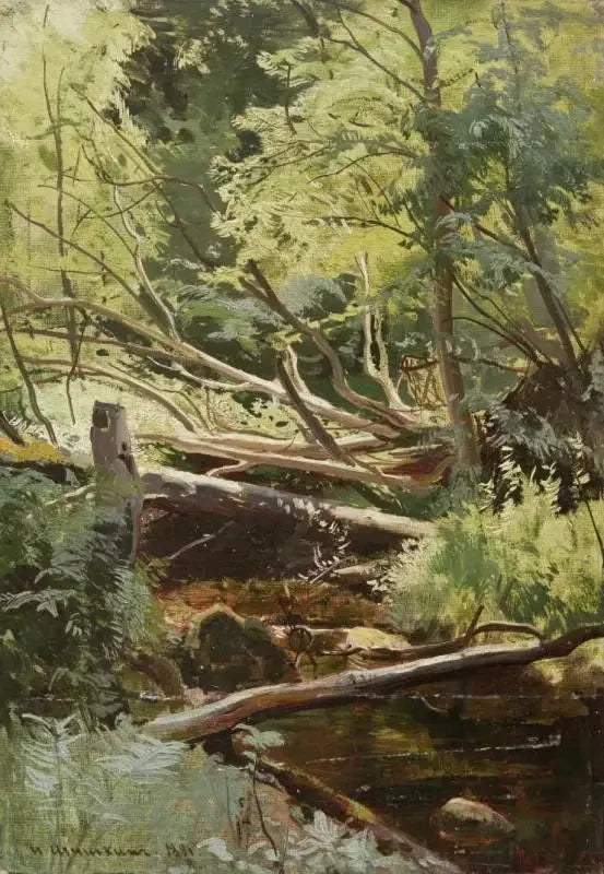 Bæk i skoven - Ivan Chichkine