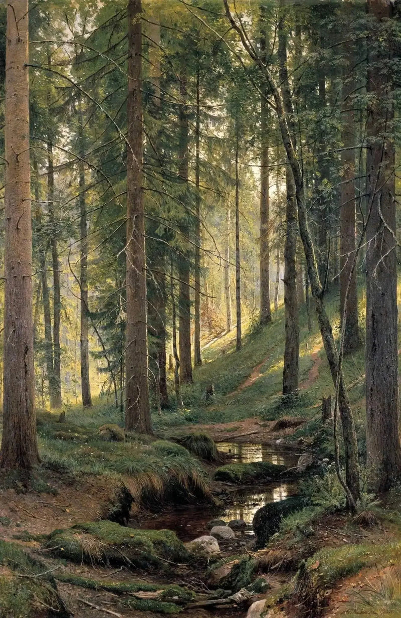 Bæk i skoven (På skråningen) - Ivan Chichkine