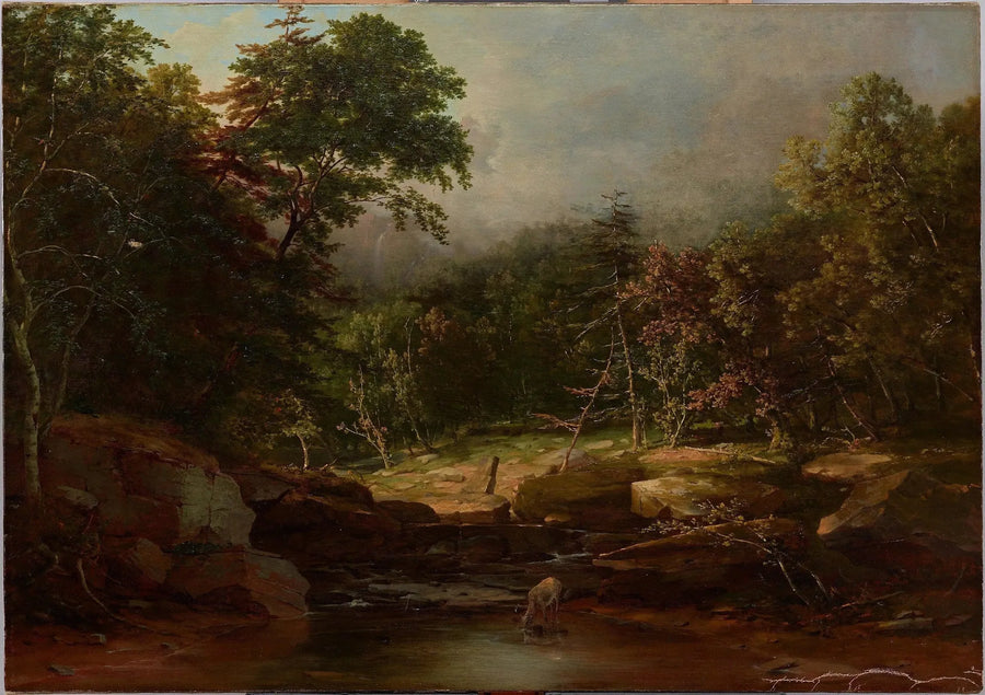 Bæk i bjergene - George Inness