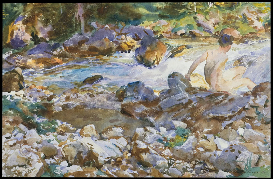 Bjergbæk - John Singer Sargent