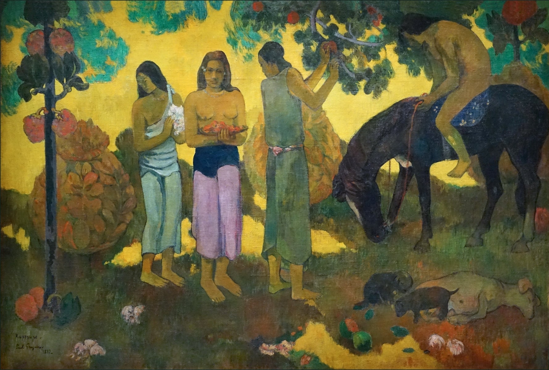 Reproduction du tableau « Ruperupe - Paul Gauguin » par Alpha Reproduction en peinture à l’huile