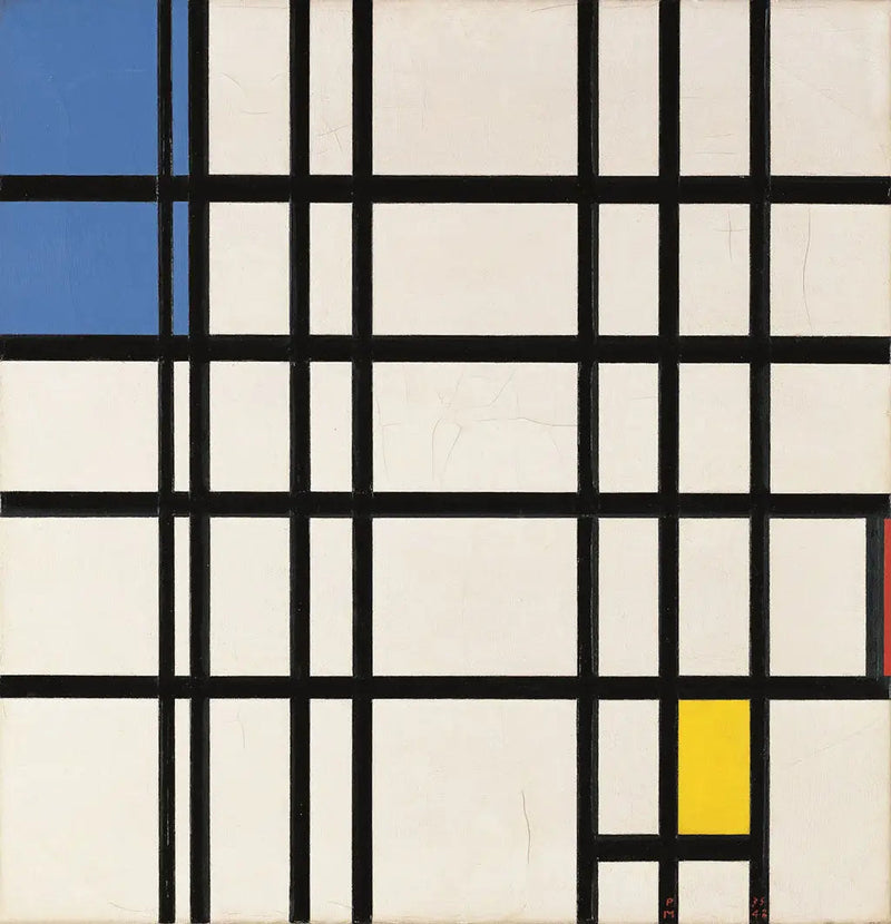 Rytme af lige linjer (og farve?) - Piet Mondrian