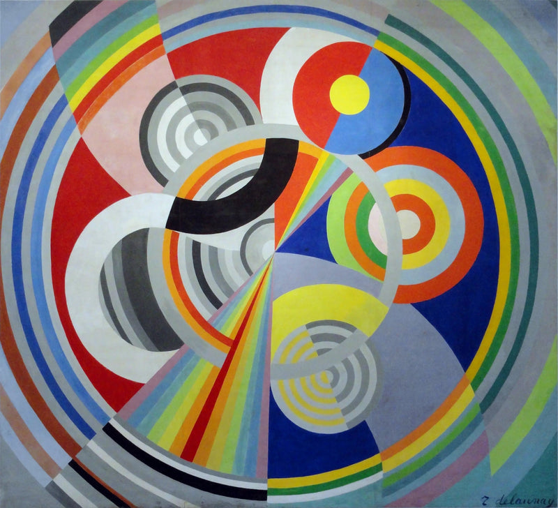 Rytme nr. 1, dekoration til Salon des Tuileries - Robert Delaunay