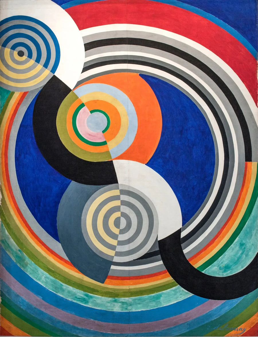 Rytme nr. 2, dekoration til Tuileriernes stue - Robert Delaunay