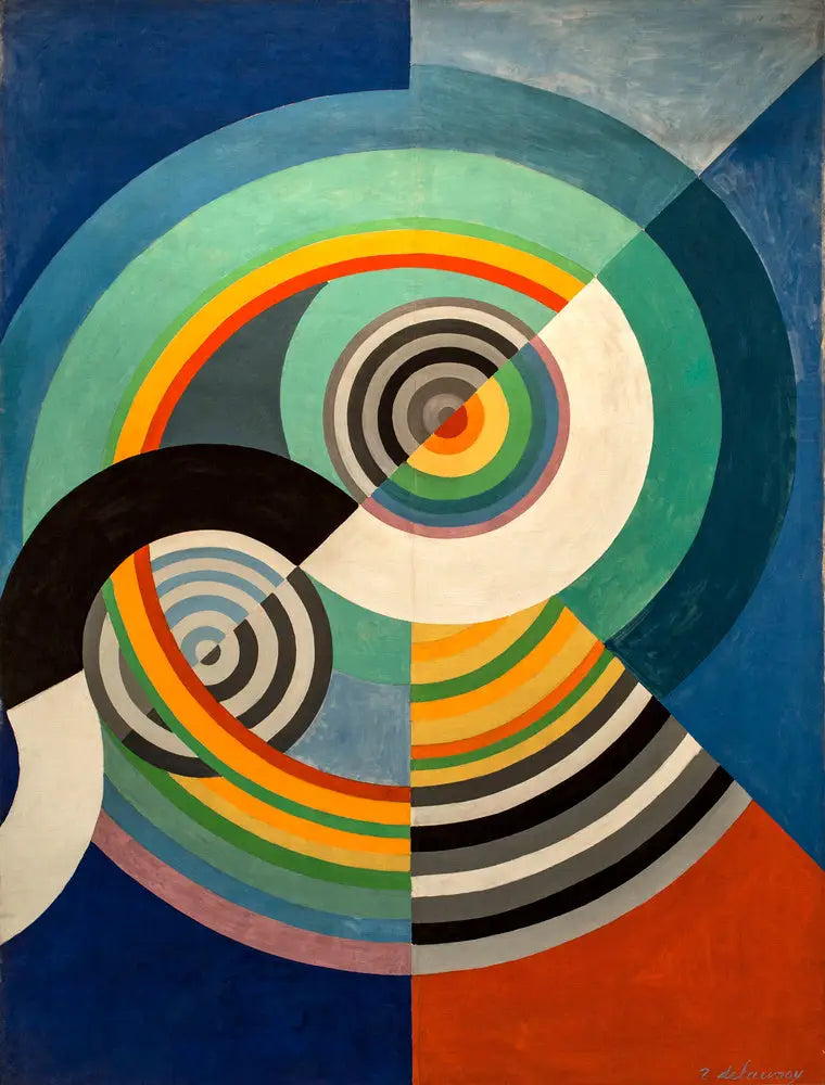 Rytme nr. 3, dekoration til Tuileries-stuen - Robert Delaunay