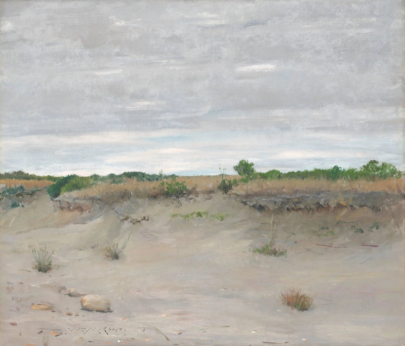 Sand, der blæses af vinden - William Merritt Chase