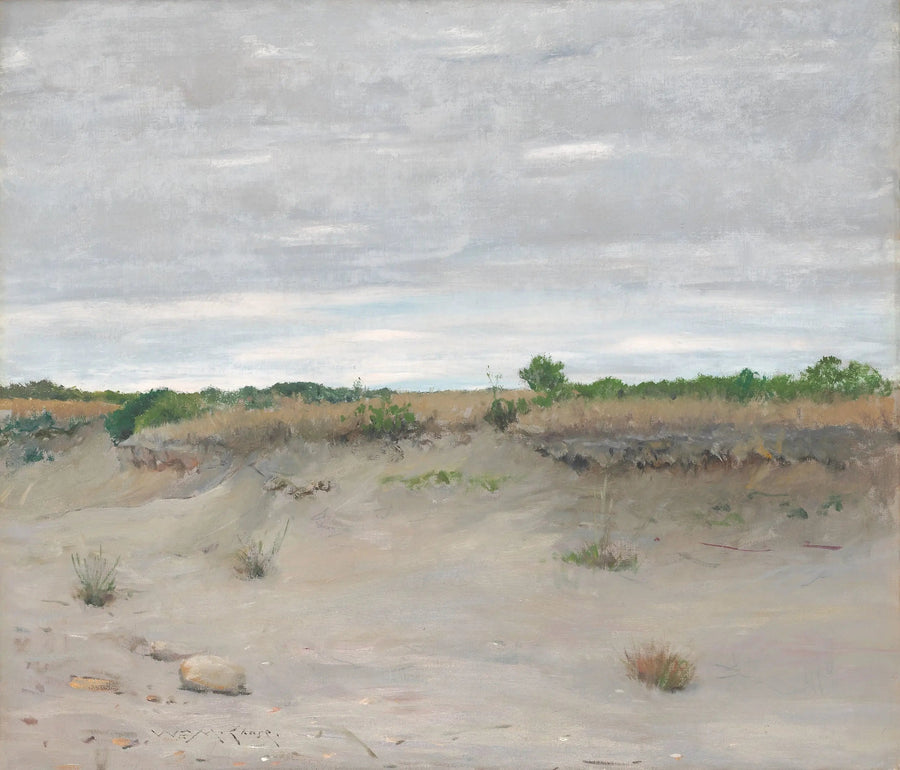 Sand, der blæses af vinden - William Merritt Chase