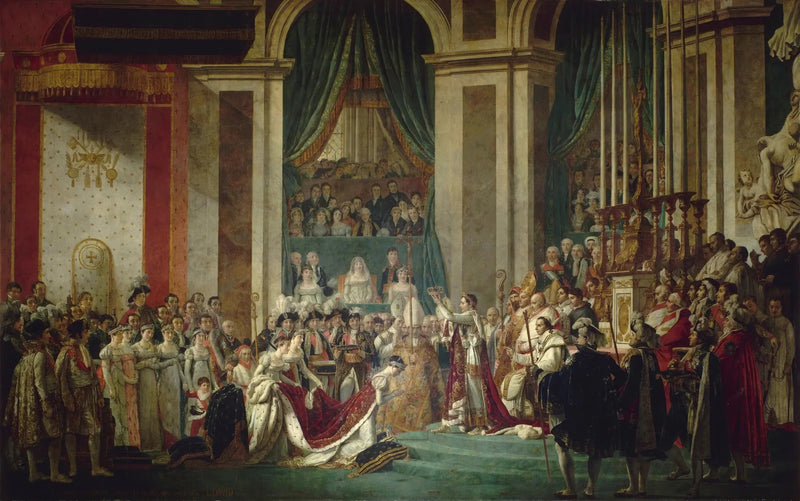 Napoléons I. kejserlige salvelse og kejserinde Joséphines kroning - Jacques-Louis David